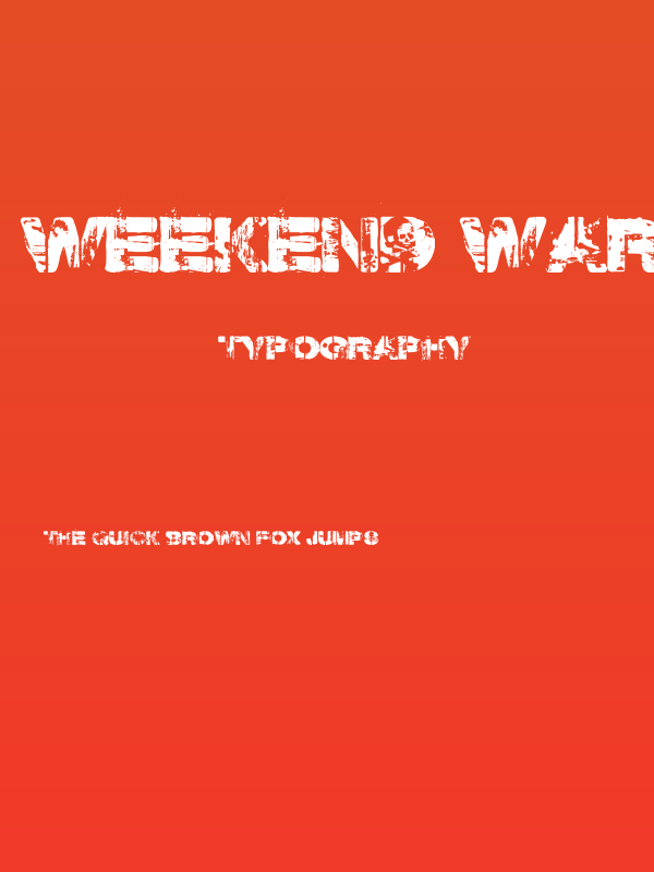 Weekend Warrior Poster