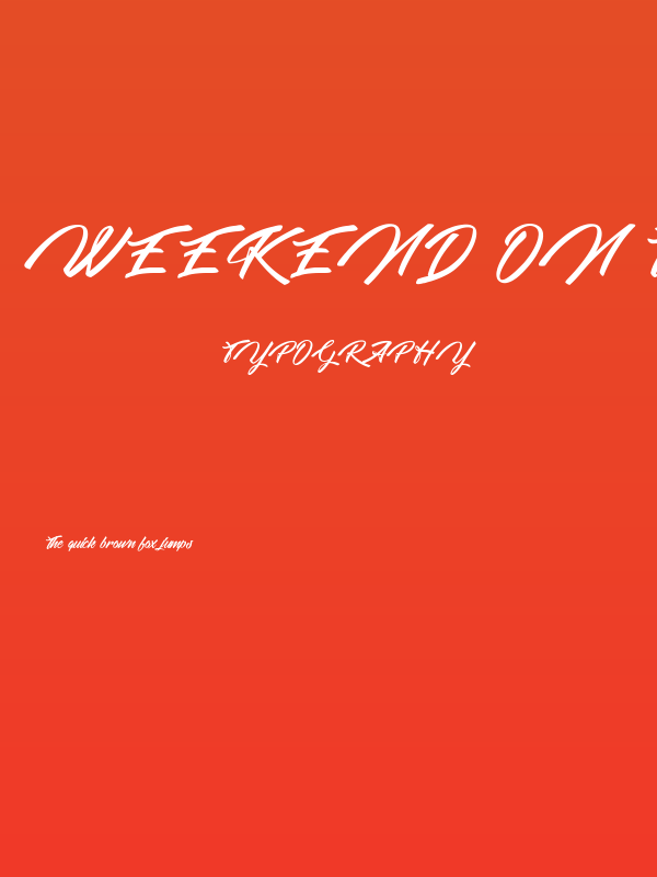 Weekend on the Mountains Poster