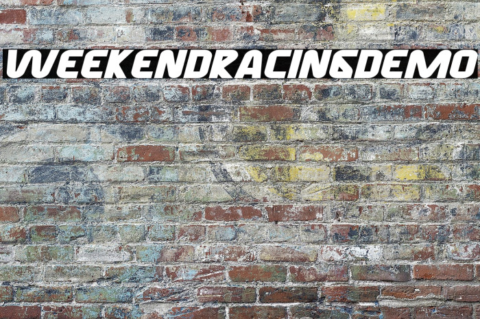 WeekendRacingDemo Example 1