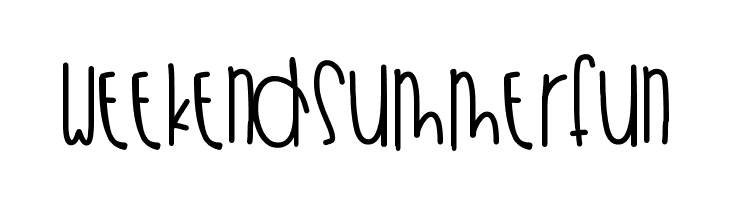 WeekendSummerFun  नि: शुल्क फ़ॉन्ट्स डाउनलोड
