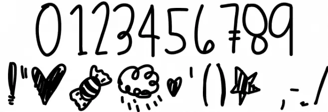 WeekendSummerFun Font OTHER CHARS