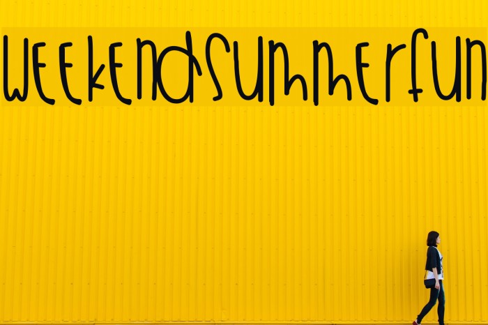 WeekendSummerFun Example 2