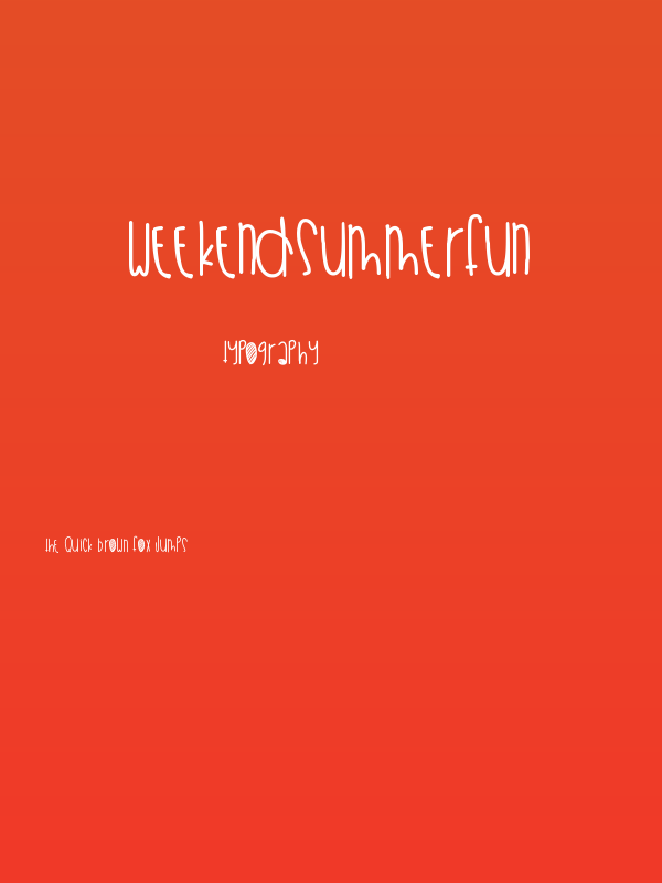 WeekendSummerFun Poster