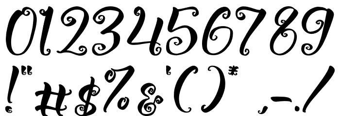 Weekfast Pumpkins Font OTHER CHARS