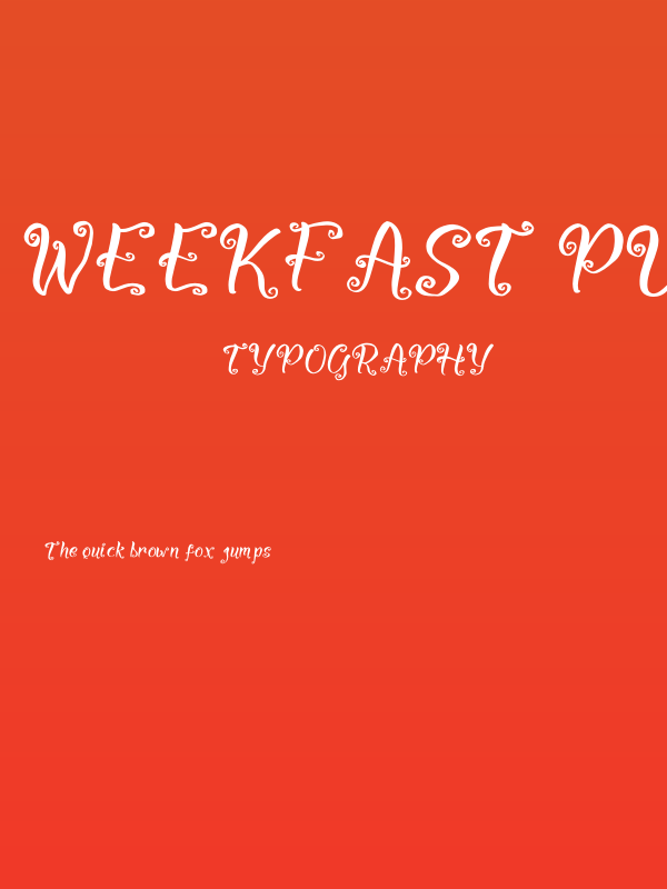 Weekfast Pumpkins Poster