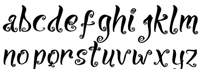 Weekfast Pumpkins Font LOWERCASE