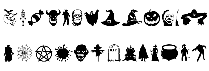 Ween-Dings Font LOWERCASE