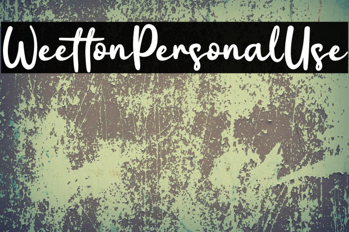 WeettonPersonalUse Example 2