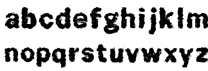 WehryzeCopiya Font LOWERCASE
