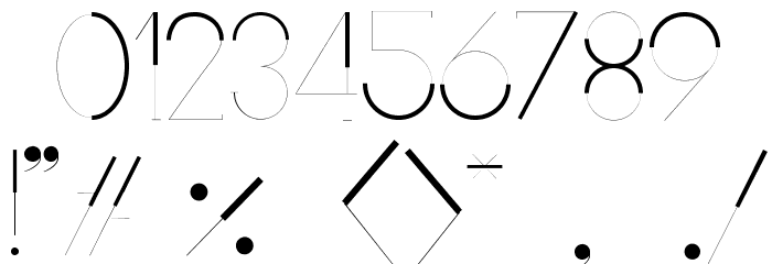 WeightUp-Regular Font OTHER CHARS