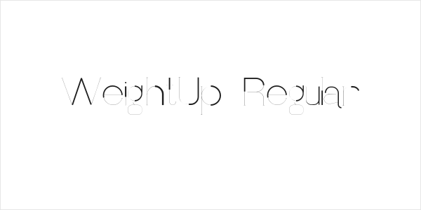 WeightUp-Regular Logo