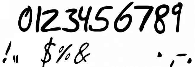 Weigl Font OTHER CHARS