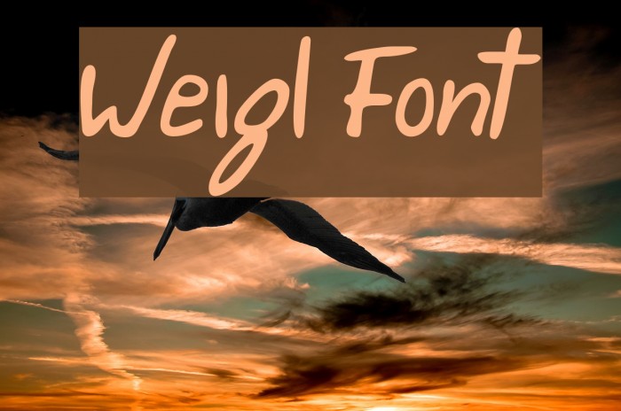 Weigl Font examples