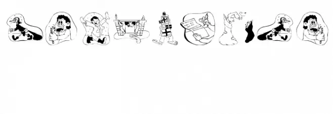 Weihnacht2006 Font OTHER CHARS