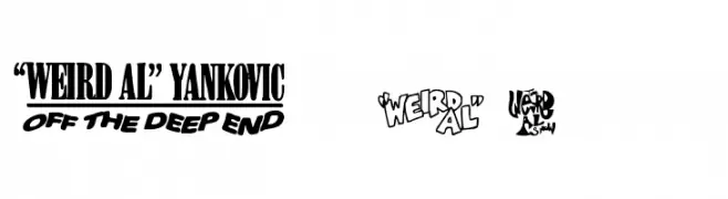 Weird Al Yankobats  font caratteri gratis