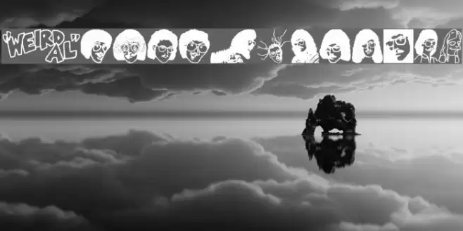 Weird Al Yankobats Font examples
