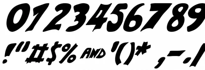 Weird Comic Italic Caratteri ALTRI CARATTERI