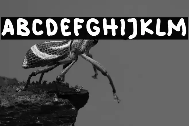 Weird Kids Schriftart examples