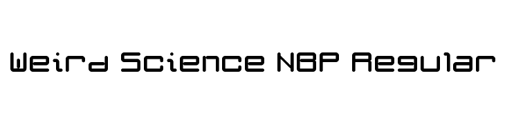 Weird Science NBP Regular  フリーフォントのダウンロード