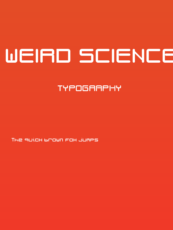 Weird Science NBP Regular Poster