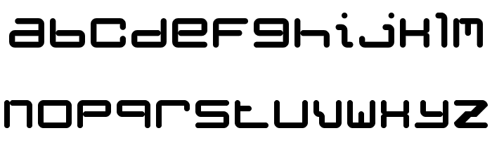 Weird Science NBP Regular Font LOWERCASE