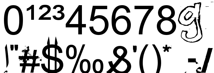 Weird Tucan-Noobs from Saint Seson Font OTHER CHARS