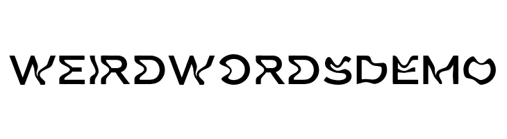 Weird Words DEMO  Free Fonts Download