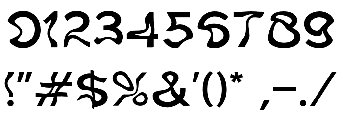 Weird Words DEMO Font OTHER CHARS