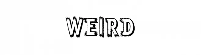 Weird  नि: शुल्क फ़ॉन्ट्स डाउनलोड