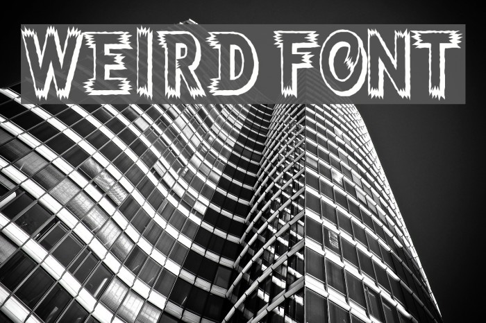 Weird Font - FFonts.net