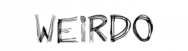 Weirdo  baixar fontes gratis