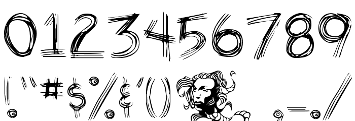Weirdo Font OTHER CHARS