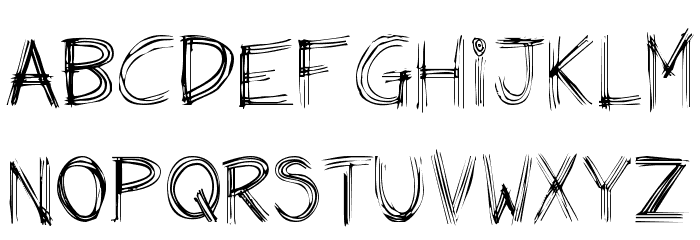 Weirdo Font LOWERCASE