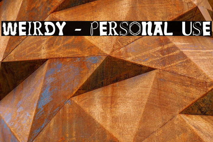 Weirdy - Personal Use Example 2