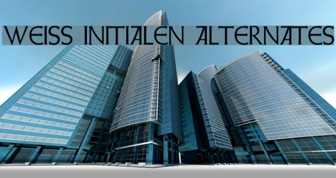 Weiss Initialen Alternates Example 3