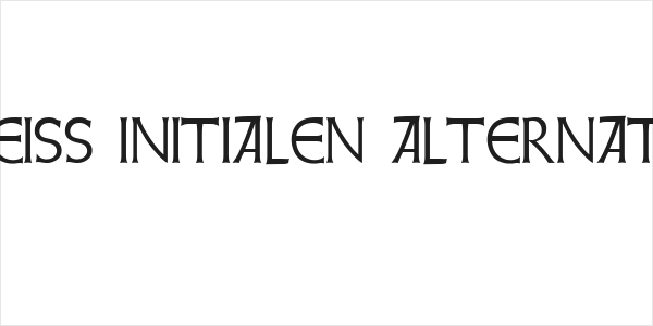 Weiss Initialen Alternates Logo
