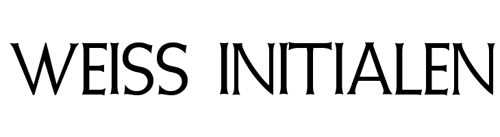 Weiss Initialen  Fuentes Gratis Descargar