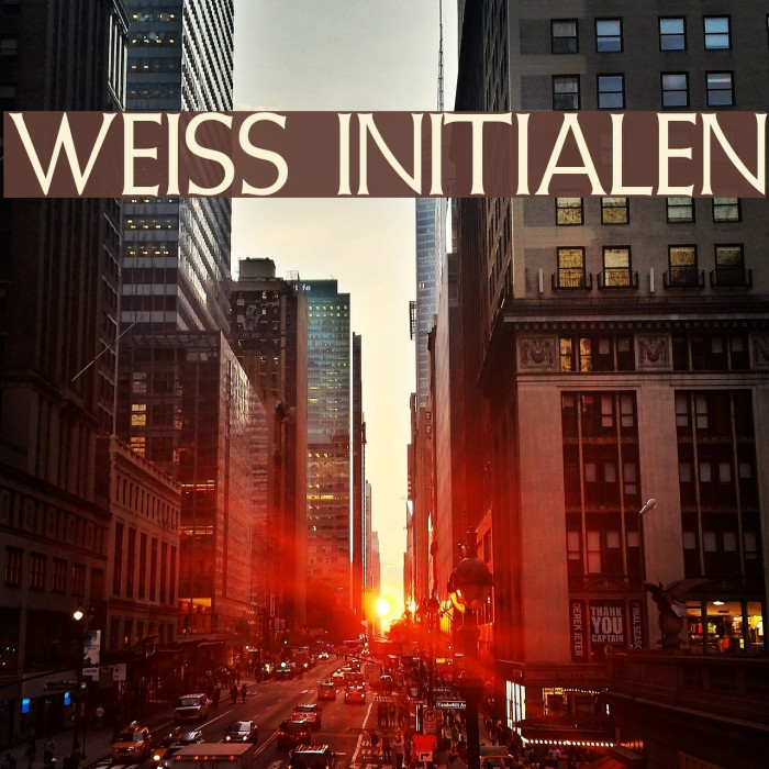Weiss Initialen Fuentes examples