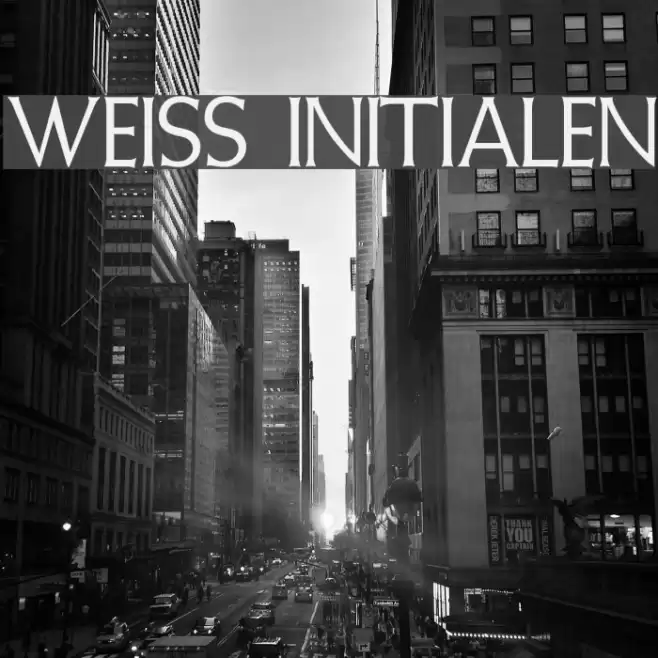 Weiss Initialen Fuentes examples