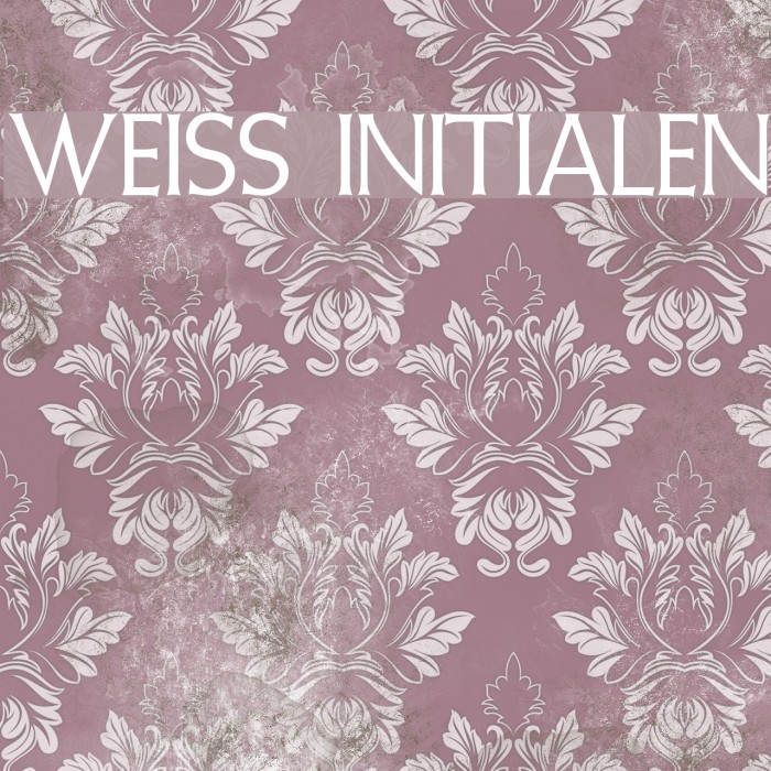 Weiss Initialen Fuentes examples
