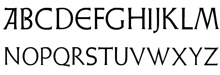 Weiss Lapidar Font LOWERCASE