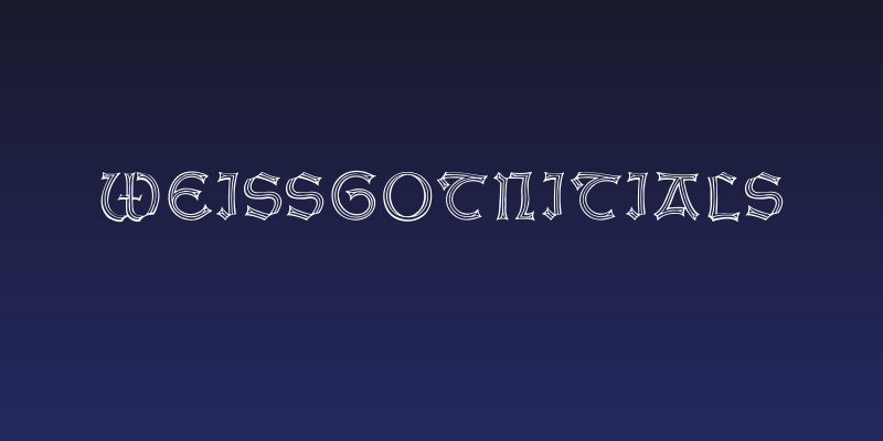 WeissGotnitials Social Header
