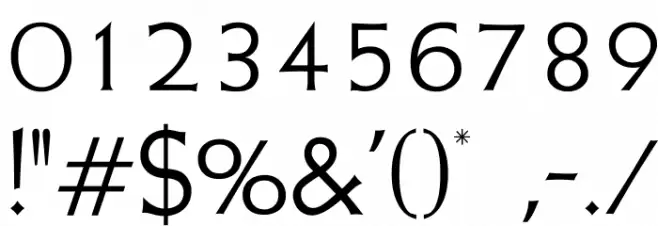 WeissInitialen Font OTHER CHARS