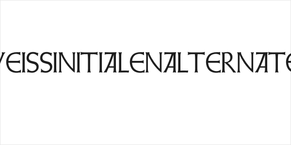 WeissInitialenAlternates Logo