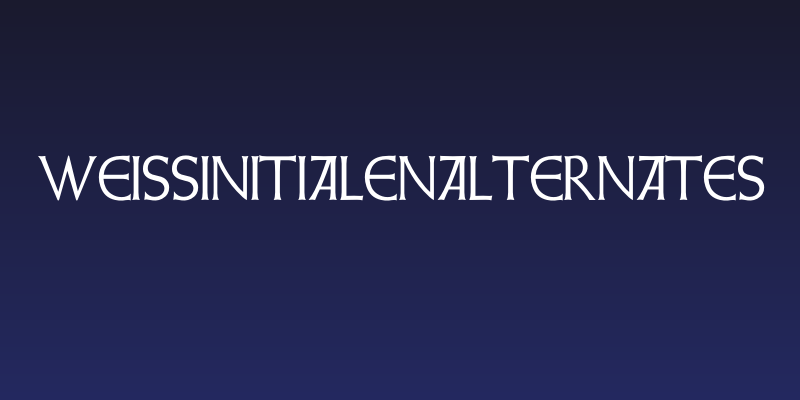 WeissInitialenAlternates Social Header