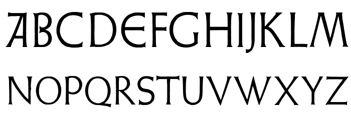 WeissLapidar Font LOWERCASE