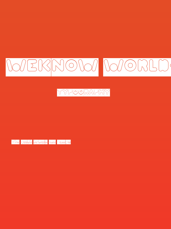 Weknow world-Hollow-Inverse Poster