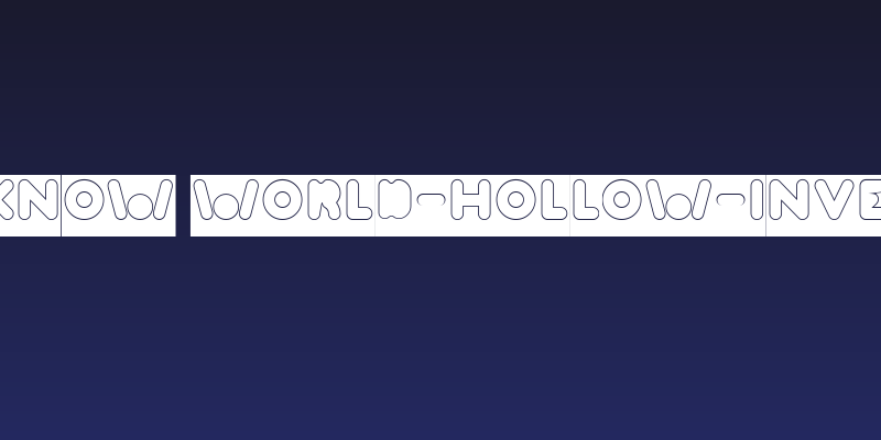 Weknow world-Hollow-Inverse Social Header