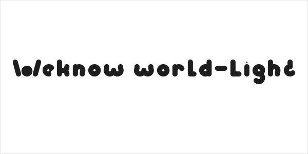 Weknow world-Light Logo
