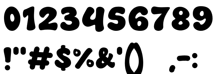 Welah Nuts Font OTHER CHARS
